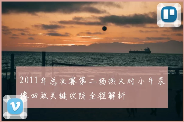 2011年总决赛第二场热火对小牛录像回放关键攻防全程解析